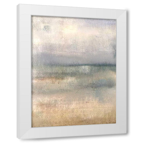 On the Horizon 1 White Modern Wood Framed Art Print by Allen, Kimberly