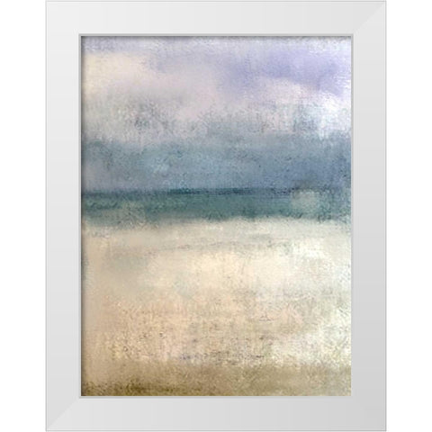 On the Horizon 2 White Modern Wood Framed Art Print by Allen, Kimberly