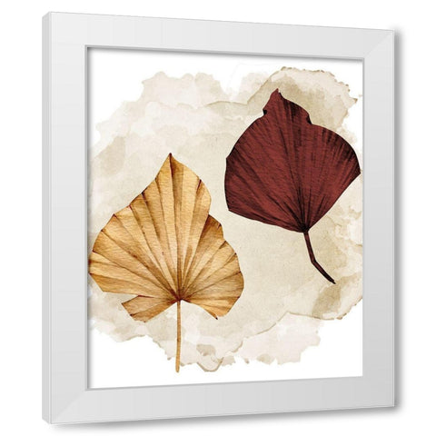 Fan 1 White Modern Wood Framed Art Print by Allen, Kimberly