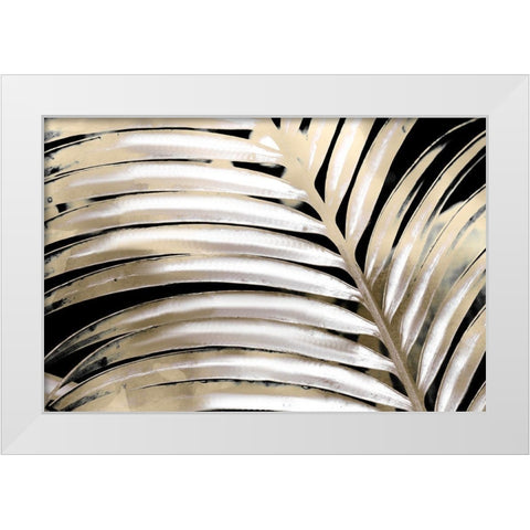 Palm Gild White Modern Wood Framed Art Print by Allen, Kimberly