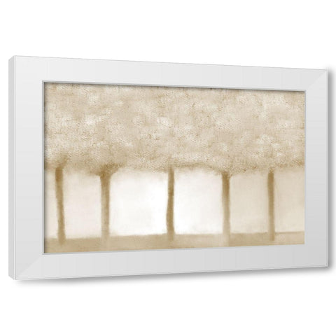 Golden Grove White Modern Wood Framed Art Print by Allen, Kimberly