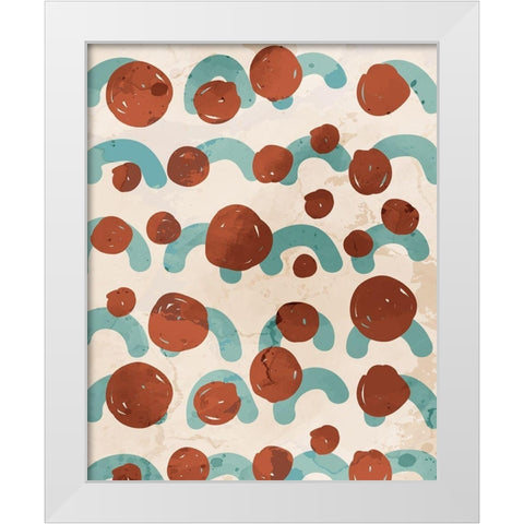 Texture 2 White Modern Wood Framed Art Print by Allen, Kimberly