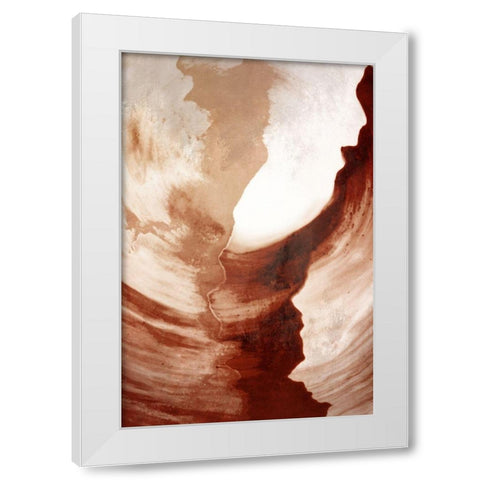 Upward 1 White Modern Wood Framed Art Print by Allen, Kimberly