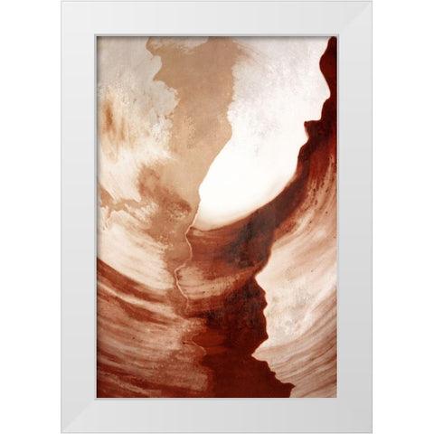 Upward 1 White Modern Wood Framed Art Print by Allen, Kimberly