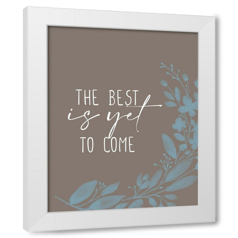 The Best Branch White Modern Wood Framed Art Print by Allen, Kimberly