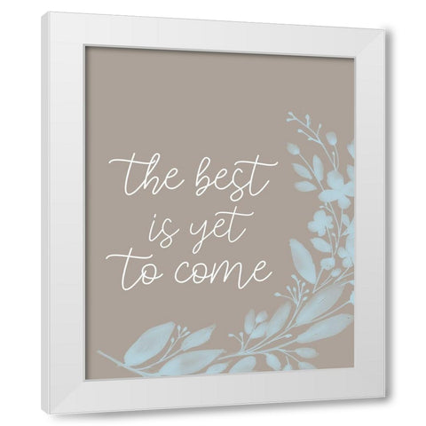 The Best Branch v2 White Modern Wood Framed Art Print by Allen, Kimberly