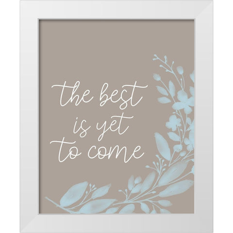 The Best Branch v2 White Modern Wood Framed Art Print by Allen, Kimberly