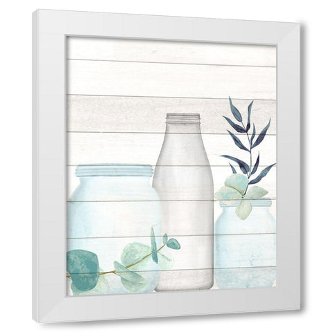 Seaglass 2 White Modern Wood Framed Art Print by Allen, Kimberly