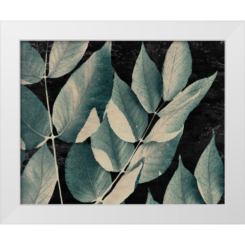 Dusty Leaves 1 White Modern Wood Framed Art Print by Allen, Kimberly