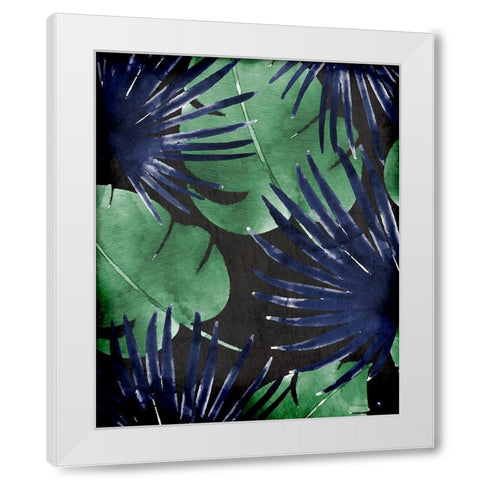 Jungle 1 White Modern Wood Framed Art Print by Allen, Kimberly