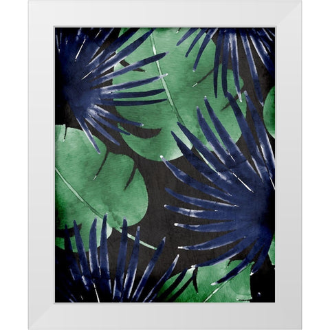 Jungle 1 White Modern Wood Framed Art Print by Allen, Kimberly