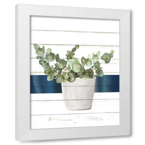 Pots 1 White Modern Wood Framed Art Print by Allen, Kimberly