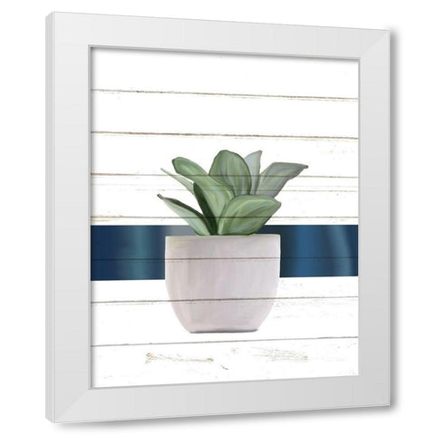 Pots 2 White Modern Wood Framed Art Print by Allen, Kimberly