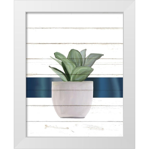 Pots 2 White Modern Wood Framed Art Print by Allen, Kimberly