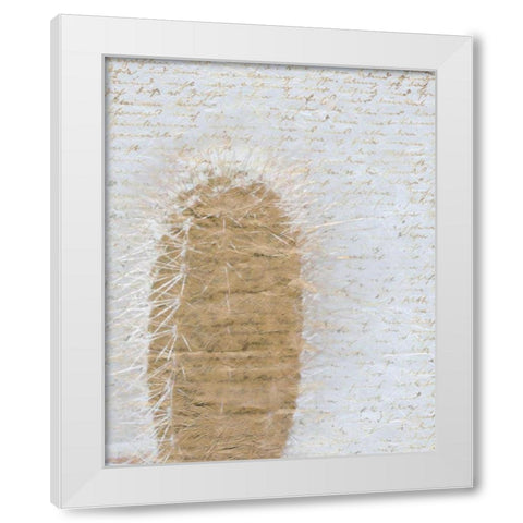 Desert Cacti 1 White Modern Wood Framed Art Print by Allen, Kimberly
