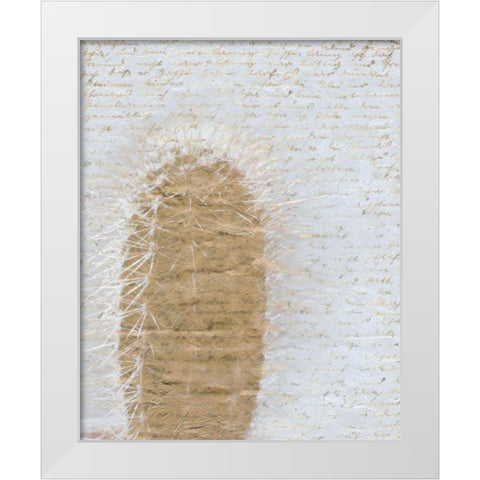 Desert Cacti 1 White Modern Wood Framed Art Print by Allen, Kimberly