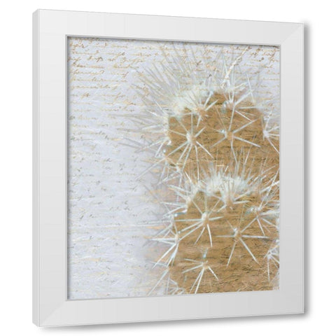Desert Cacti 2 White Modern Wood Framed Art Print by Allen, Kimberly