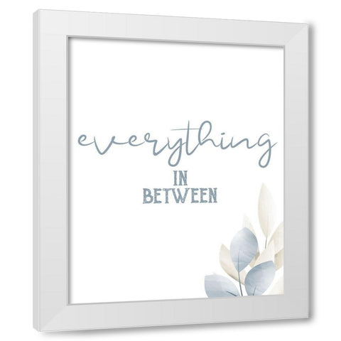 Grateful 12 White Modern Wood Framed Art Print by Allen, Kimberly