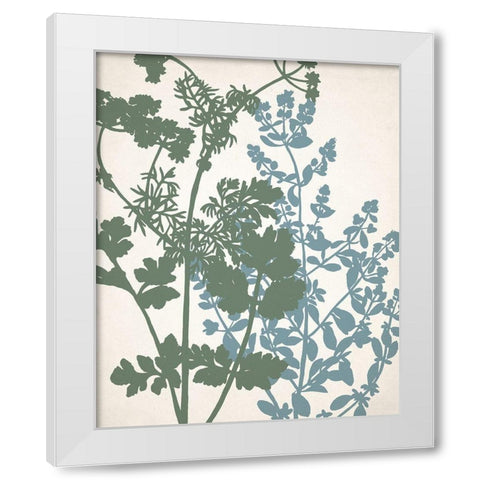Grow 1 White Modern Wood Framed Art Print by Allen, Kimberly