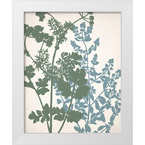 Grow 1 White Modern Wood Framed Art Print by Allen, Kimberly