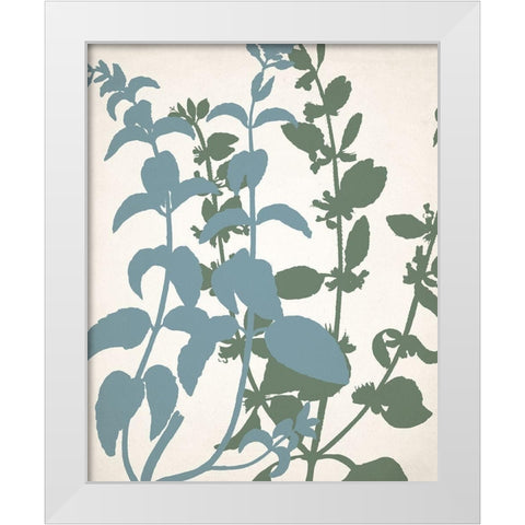 Grow 2 White Modern Wood Framed Art Print by Allen, Kimberly