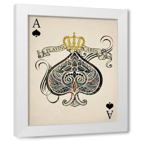 Ace 2 White Modern Wood Framed Art Print by Allen, Kimberly