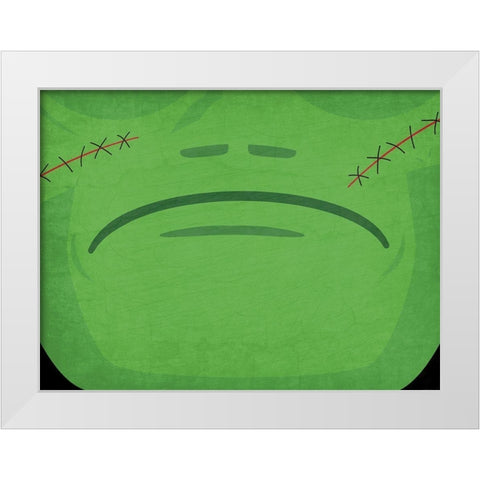 Frankenstein White Modern Wood Framed Art Print by Allen, Kimberly