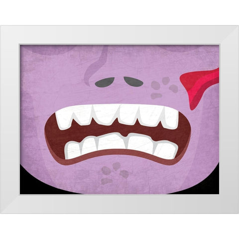 Zombie White Modern Wood Framed Art Print by Allen, Kimberly