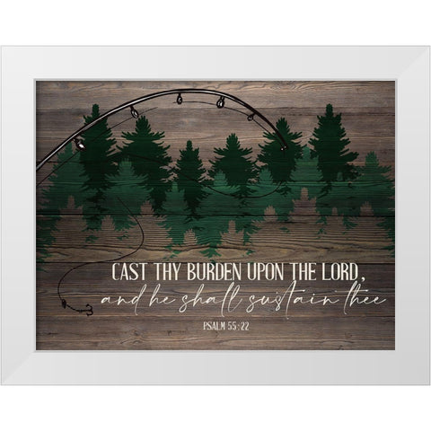 Cast White Modern Wood Framed Art Print by Allen, Kimberly