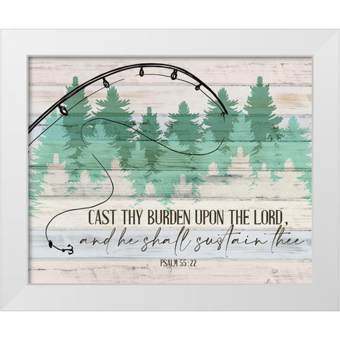 Cast White Modern Wood Framed Art Print by Allen, Kimberly