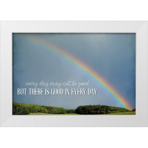 There is Good White Modern Wood Framed Art Print by Allen, Kimberly