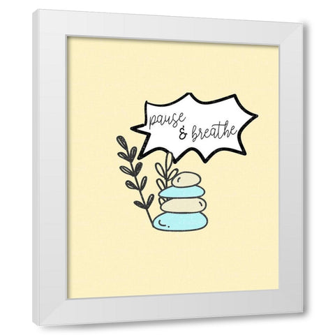 Mindfulness 5 White Modern Wood Framed Art Print by Allen, Kimberly