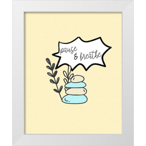 Mindfulness 5 White Modern Wood Framed Art Print by Allen, Kimberly