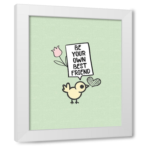 Mindfulness 6 White Modern Wood Framed Art Print by Allen, Kimberly