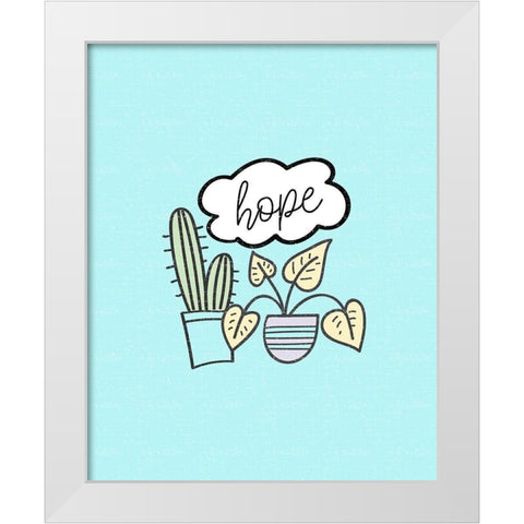 Mindfulness 8 White Modern Wood Framed Art Print by Allen, Kimberly