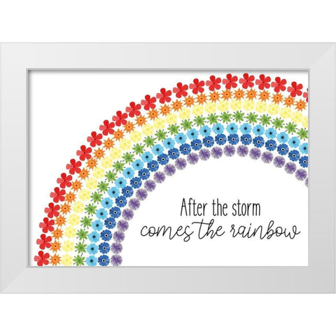 After the Storm White Modern Wood Framed Art Print by Allen, Kimberly
