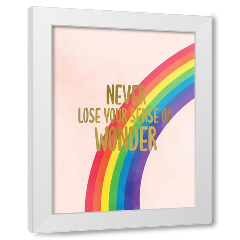 Never Loose V2 White Modern Wood Framed Art Print by Allen, Kimberly