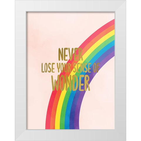 Never Loose V2 White Modern Wood Framed Art Print by Allen, Kimberly