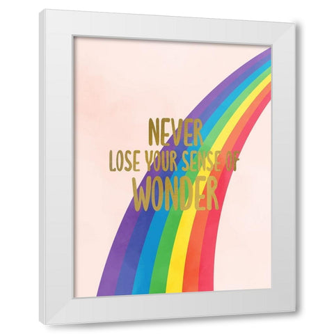 Never Loose V3 White Modern Wood Framed Art Print by Allen, Kimberly