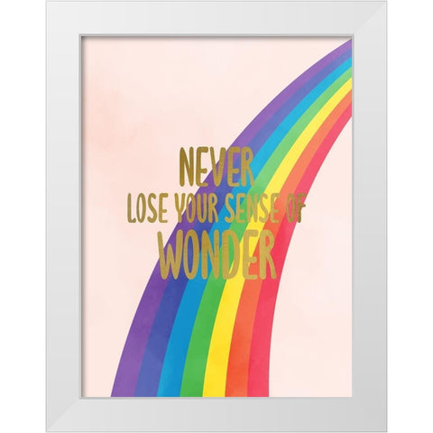 Never Loose V3 White Modern Wood Framed Art Print by Allen, Kimberly