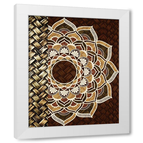 Mandala Weave 1 White Modern Wood Framed Art Print by Allen, Kimberly