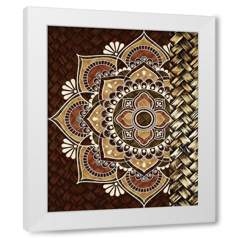 Mandala Weave 2 White Modern Wood Framed Art Print by Allen, Kimberly