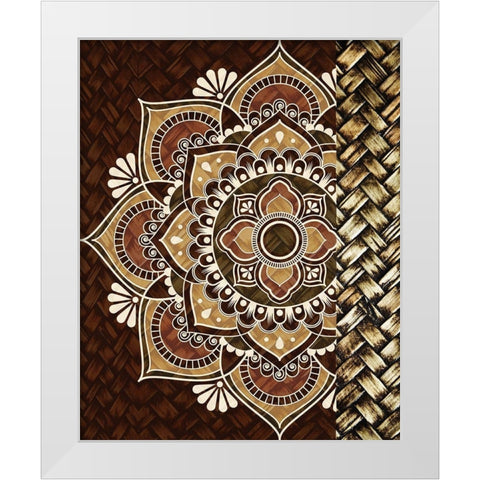 Mandala Weave 2 White Modern Wood Framed Art Print by Allen, Kimberly