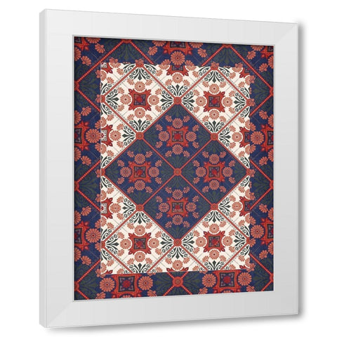 Moroccan 2 White Modern Wood Framed Art Print by Allen, Kimberly