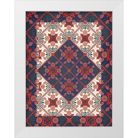 Moroccan 2 White Modern Wood Framed Art Print by Allen, Kimberly