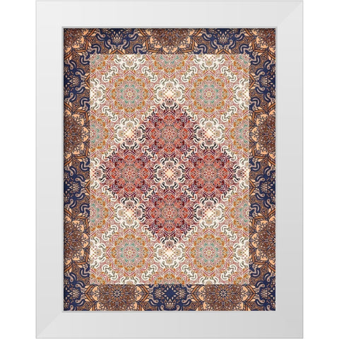 Moroccan 3 White Modern Wood Framed Art Print by Allen, Kimberly