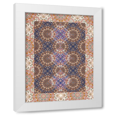 Moroccan 4 White Modern Wood Framed Art Print by Allen, Kimberly