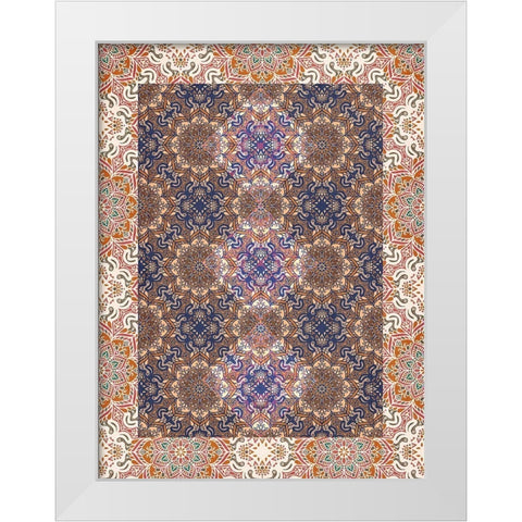 Moroccan 4 White Modern Wood Framed Art Print by Allen, Kimberly