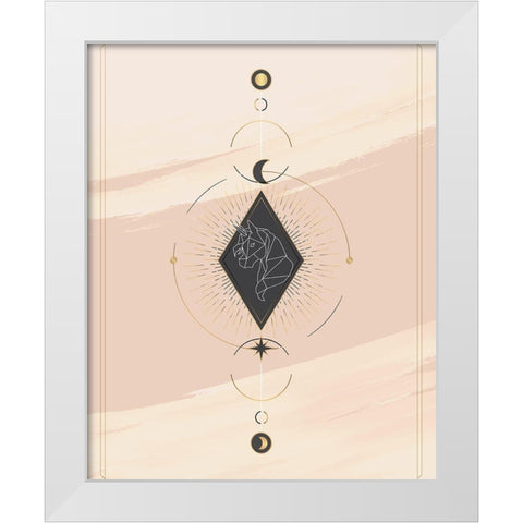 Tarot 1 White Modern Wood Framed Art Print by Allen, Kimberly