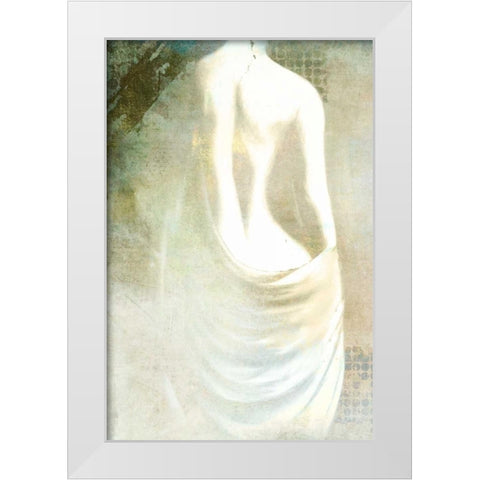 Ageless White Modern Wood Framed Art Print by Allen, Kimberly